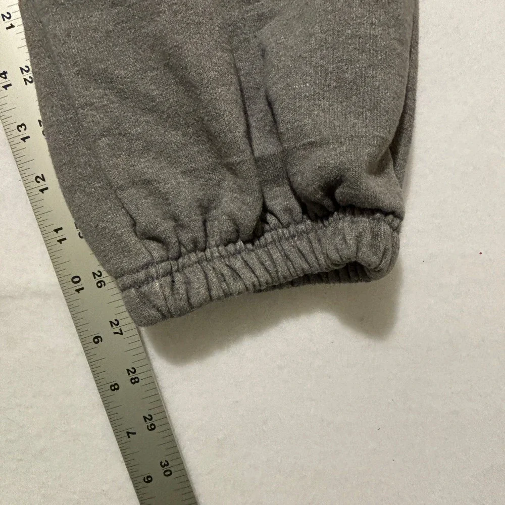 The North Face Mens Large Gray Fleece Joggers Sweatpants Drawstring F22 721556